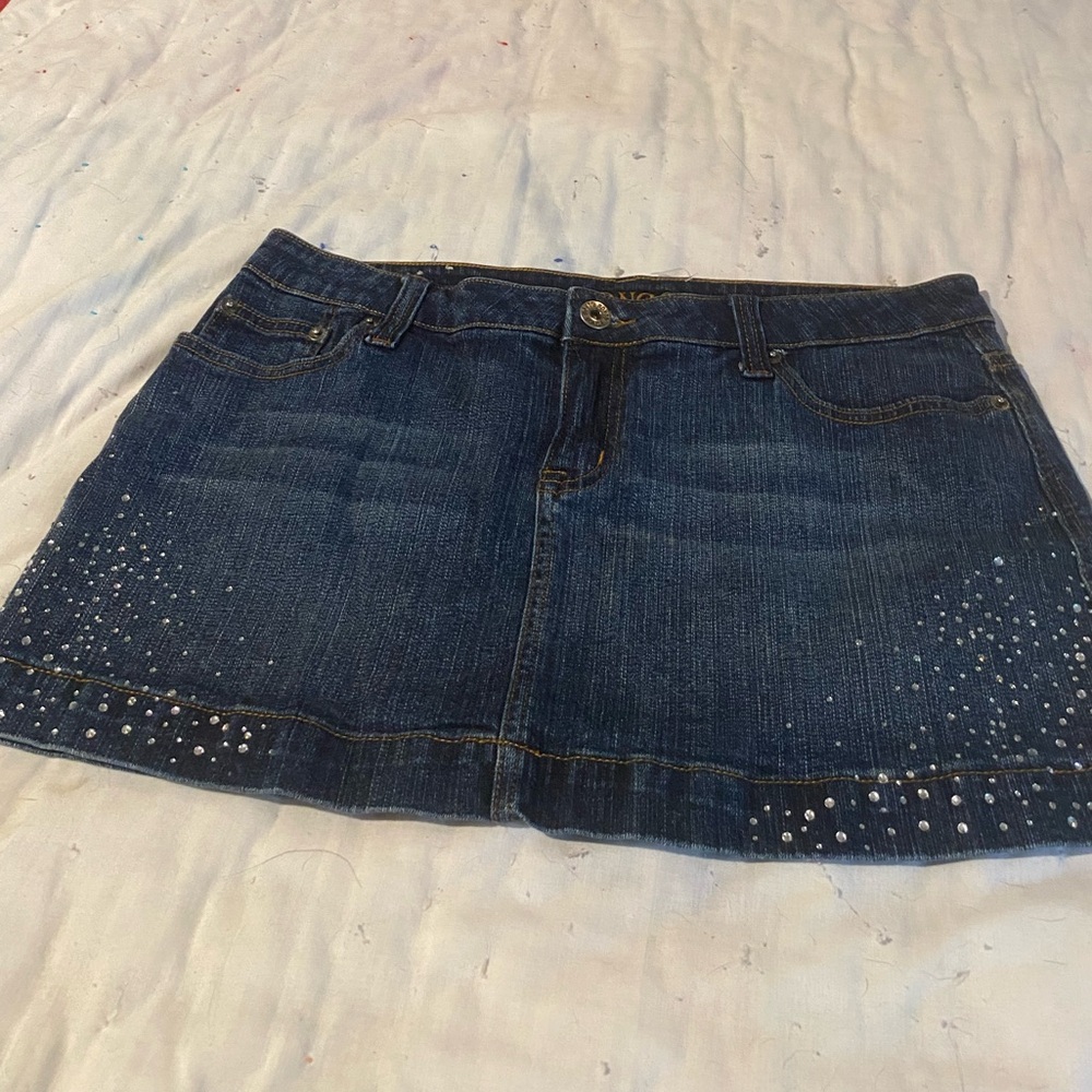 Bongo y2k cowboy mini skirt